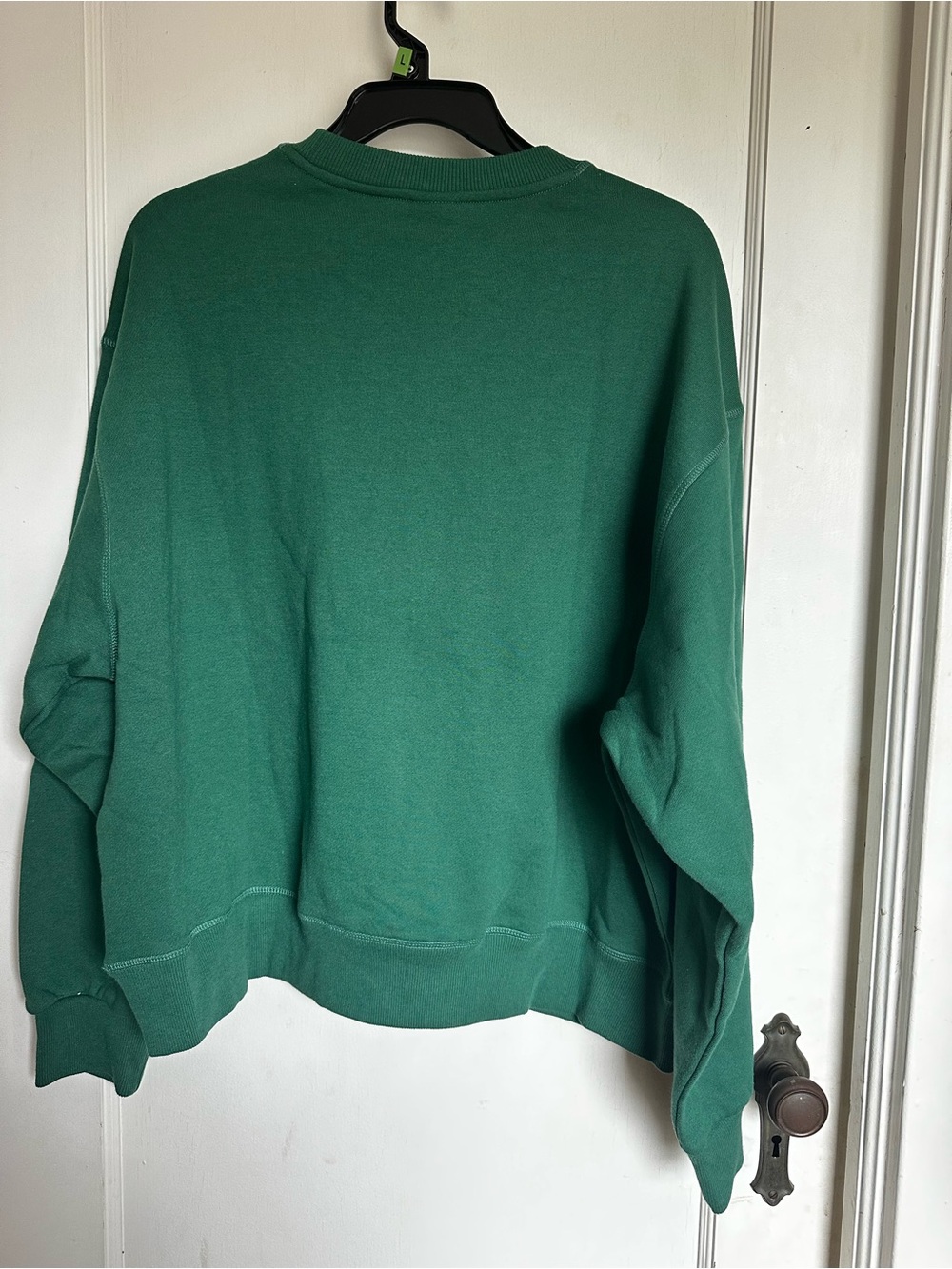 NWT PacSun Green Crewneck Sweatshirt with Pink Logo & Gold Stars - Picture 6 of 6